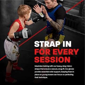 Kids Boxing Gloves for Punching Bag Training (4 oz)