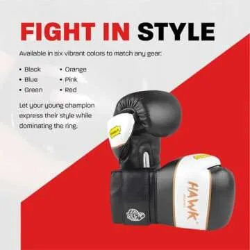Kids Boxing Gloves for Punching Bag Training (4 oz)