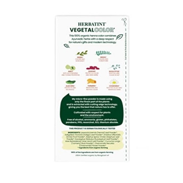 Herbatint Organic Henna Hair Dye - Vegan & Eco-Friendly