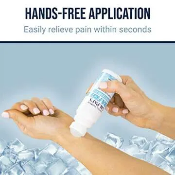 Ultra Freeze Roll-On Pain Relief Gel (3oz) - Joint & Muscle Therapy Rub for Arthritis, Neuropathy, F...