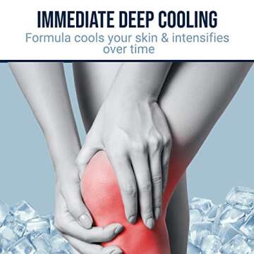 Ultra Freeze Roll-On Pain Relief Gel (3oz) - Joint & Muscle Therapy Rub for Arthritis, Neuropathy, Foot and Joint - Cooling Topical Anti-Inflammatory (Pack of 1)