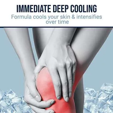 Ultra Freeze Roll-On Pain Relief Gel (3oz) - Joint & Muscle Therapy Rub for Arthritis, Neuropathy, Foot and Joint - Cooling Topical Anti-Inflammatory (Pack of 1)