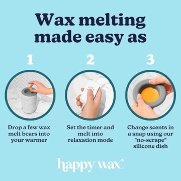 Happy Wax Mini Mod Warmer for Safe Aromatherapy