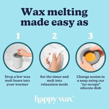 Happy Wax Mini Mod Warmer for Safe Aromatherapy