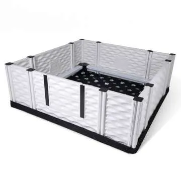 EZwhelp EZclassic 48"x48" Large Padded Dog Whelping Box with Rails