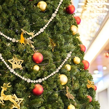 Charming 7ft Christmas Bead Garland for Home Decor