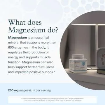 Youtheory Sleep Nighttime Powder - Sleep Support Supplement for Calm & Relaxation* - Contains Melatonin, Magnesium, L-Theanine & L-Glycine - Dairy, Soy & Gluten Free - 6 oz