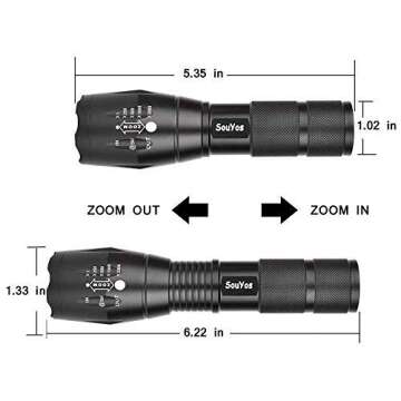 IR Illuminator Flashlight - 850nm Adjustable Focus Night Vision Torch
