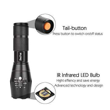 850nm Infrared Flashlight - Essential for Night Vision