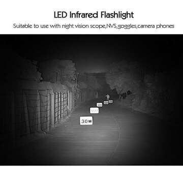 850nm Infrared Flashlight - Essential for Night Vision