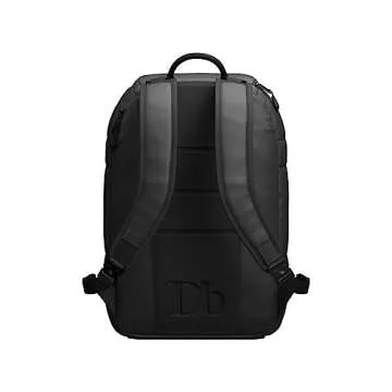 Db Journey Ramverk Backpack - Durable Travel Backpack with Laptop Compartment & Pockets for Work, Luggage Backpack with Roller Bag Hook Up System, 21L - Blackout