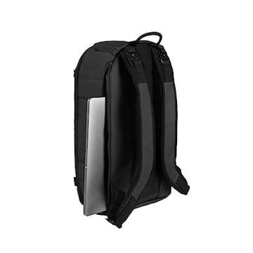 Db Journey Ramverk Backpack - Durable Travel Backpack with Laptop Compartment & Pockets for Work, Luggage Backpack with Roller Bag Hook Up System, 21L - Blackout
