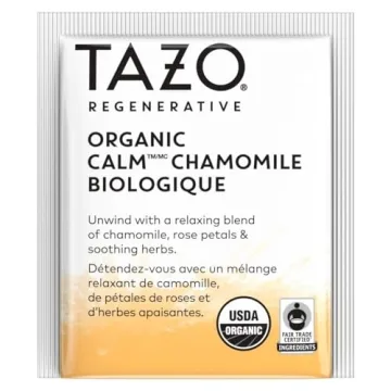 TAZO Calm Herbal Chamomile Tea Bags – Caffeine-Free Bliss