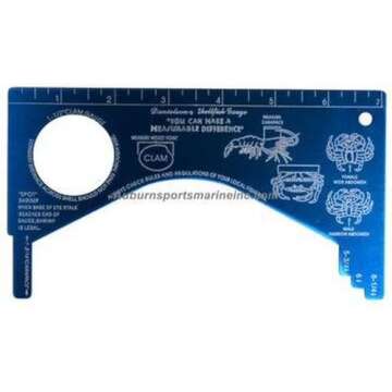 Danielson 200CRGA Crab Gauge Anodized Aluminum, Blue, One Size