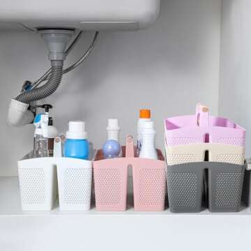 rejomiik Portable Shower Caddy: Stylish and Functional Organizer