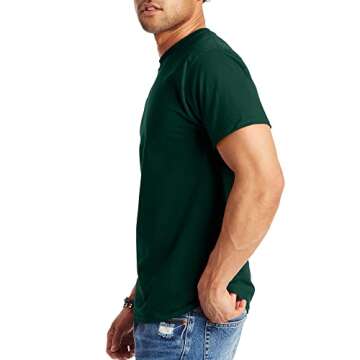 Hanes Men's Beefy T-Shirt - Heavyweight Cotton Crewneck