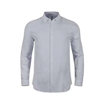 JEKAOYI Men's Stylish Summer Casual Linen Shirts Grey