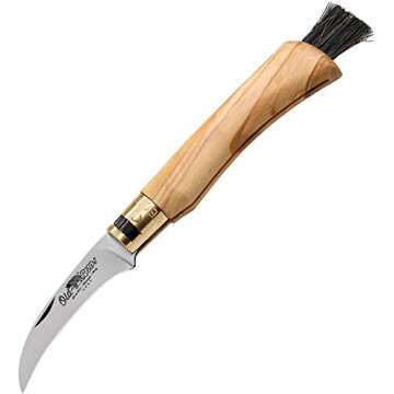 Old Bear Mushroom Knife Olive - Discover Nature's Delights