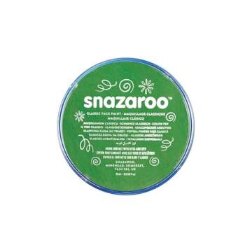Snazaroo Classic Face and Body Paint, 18.8g (0.66-oz) Pot, Grass Green