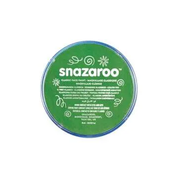 Snazaroo Classic Face and Body Paint, 18.8g (0.66-oz) Pot, Grass Green