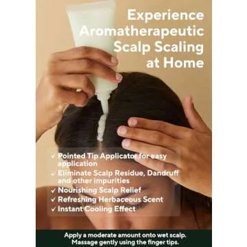 AROMATICA Rosemary Scalp Scrub 5.82oz / 165g, Scalp Treatment, Scalp Exfoliator with Salt Scrub for Oily Scalp, Dandruff, Build Up Remover