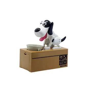 VKOPA Automated Puppy Stealing Coin Bank, Money Box