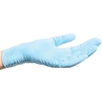 ForPro Professional Collection Disposable Nitrile Gloves, Chemical Resistant, Powder-Free, Latex-Free, Non-Sterile, Food Safe, 4 Mil, Blue, Medium, 100-Count