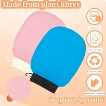 Exfoliating Glove Body Scrubber for Radiant Skin