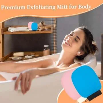 Exfoliating Glove Body Scrubber for Radiant Skin