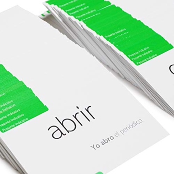 800 Spanish Conjugation Flash Cards for Comprehensive Learning