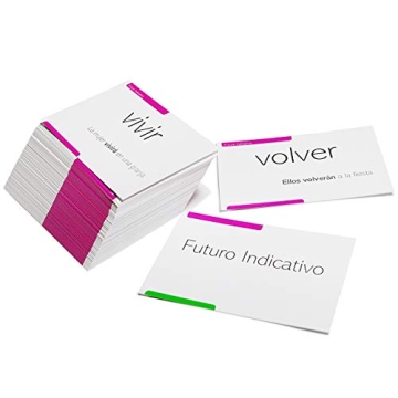 800 Spanish Conjugation Flash Cards for Comprehensive Learning
