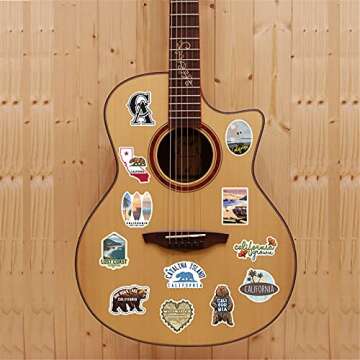 50 PCS California Stickers for Kids - Aesthetic and Waterproof