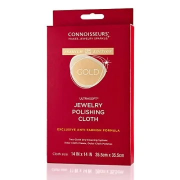 CONNOISSEURS Extra Large Ultrasoft Polishing Cloth 14x14 inches
