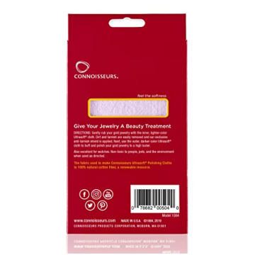 CONNOISSEURS Extra Large Ultrasoft Polishing Cloth 14x14 inches