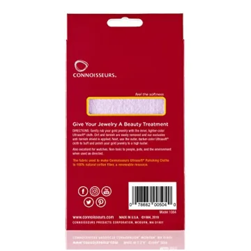 CONNOISSEURS Extra Large Ultrasoft Polishing Cloth 14x14 inches