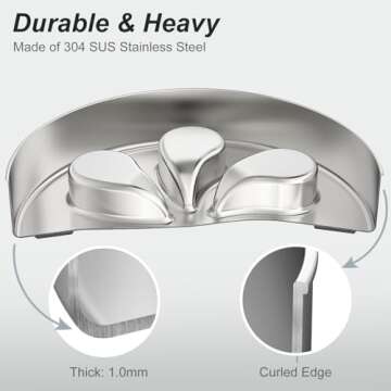 Feedoo Slow Feeder Dog Bowls Large Breed 3 Cups, Food Grade 304 Stainless Steel Dog Bowls with Non-Slip Base, Maze Pet Dish to Slow Down Eating, Metal Slow Feeder Dog Bowl