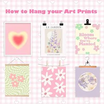 GENSTEUO 9Pcs Danish Pastel Room Decor Aesthetic, Pastel Pink Wall Art, Danish Pastel Posters Paintings, Cute Pictures Prints for Bedroom Dorm Decorations, Danish Pastel Wall Collage (8x10 UNFRAMED)