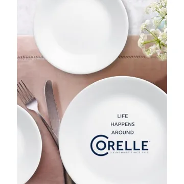 Corelle 18-Piece Winter Frost Dinnerware Set