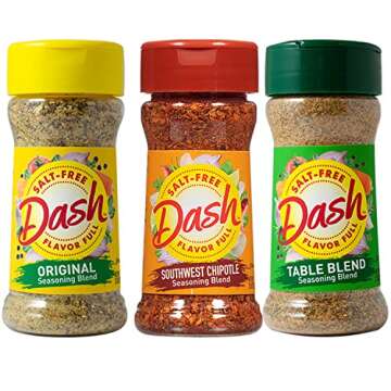 Mrs Dash Seasoning Salt Free Variety Pack, 12 Bottles Complete Set, A Healthier Option Salt Free Spi...