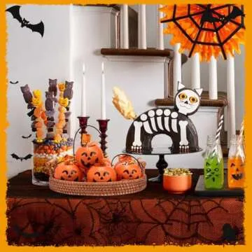 HANSGO Mini Pumpkin Buckets - Fun Halloween Trick-or-Treat Bags