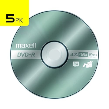 Maxell Platinum DVD+R Discs for Videos and Data Storage