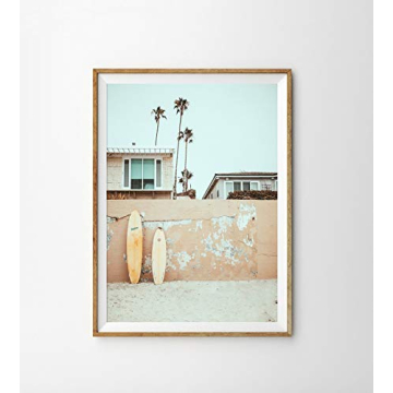 iMagitek Set of 6 Beach Sunset Wall Art Prints