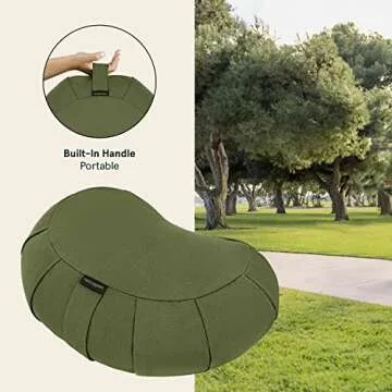 Sedona Zafu Meditation Cushion - Adjustable Comfort for Yoga