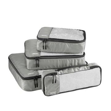 Amazon Basics Lightweight Packing Cubes for Travel