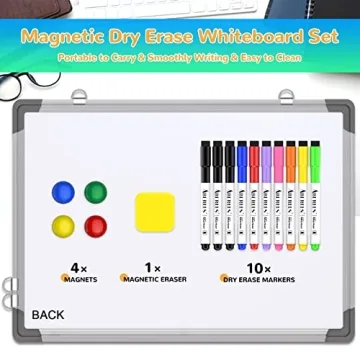 Small Weekly Calendar Dry Erase Whiteboard for Home