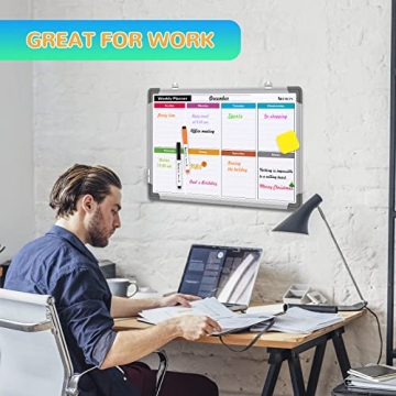 Small Weekly Calendar Dry Erase Whiteboard for Home