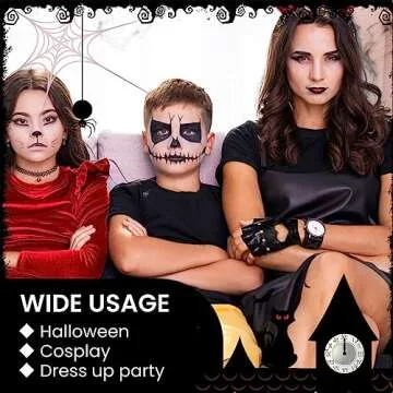 gootrades Punk Fingerless Dance Glove for Women