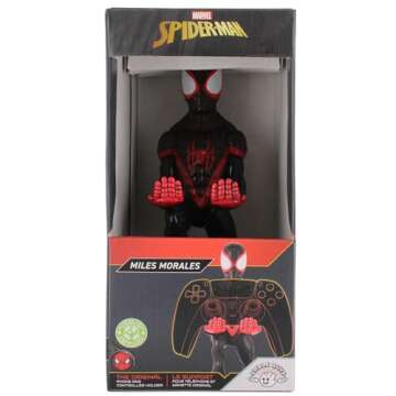 Miles Morales Device Stand - Marvel Mobile Holder & Figure