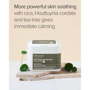 Mary&May CICA Houttuynia Tea Tree Calming Mask