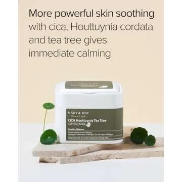 Mary&May CICA Houttuynia Tea Tree Calming Mask